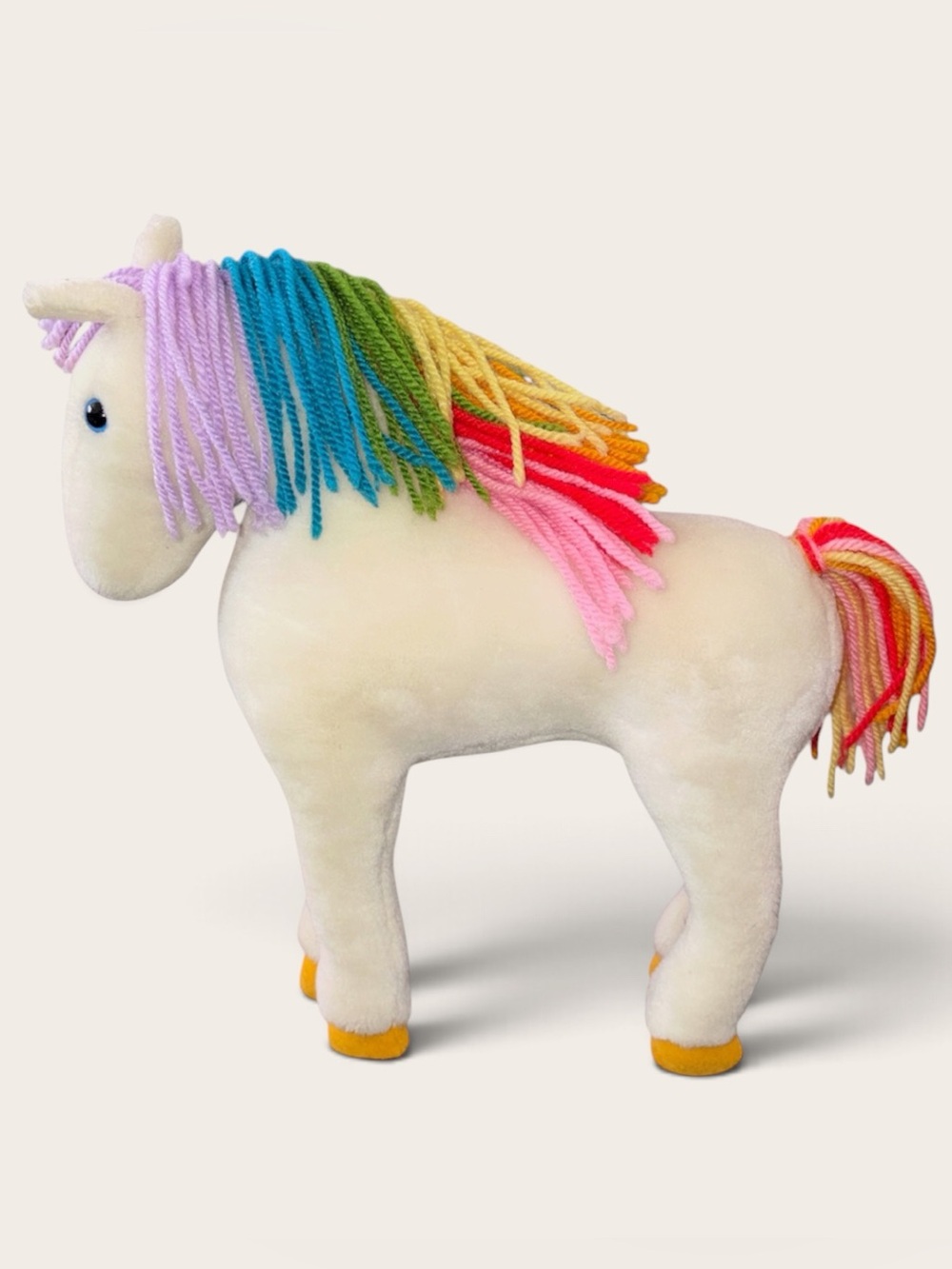 Vintage 1983 Rainbow Brite Starlite 12" Hallmark Plush Pony Toy Horse Mattel